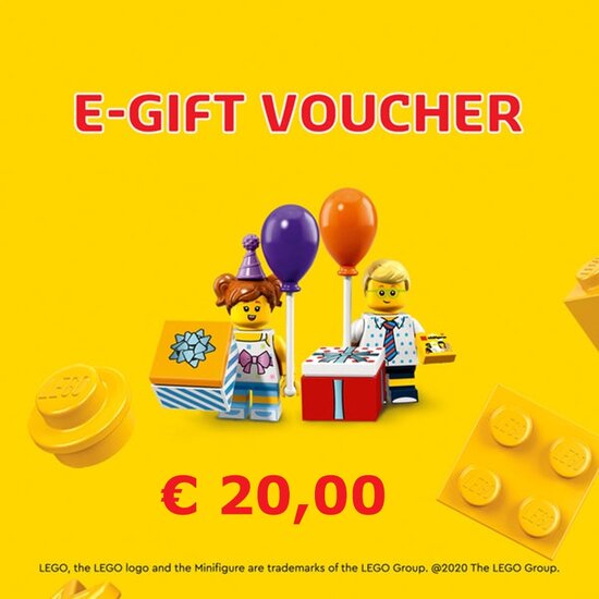 LEGO Giftcard Allemaal Steentjes